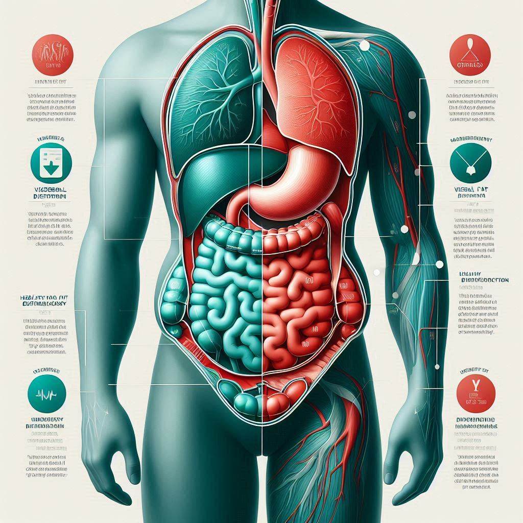 內臟脂肪危害示意圖